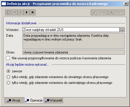Przygotowanie zdarzenia kadrowo-p�acowego