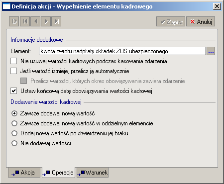 Przygotowanie zdarzenia kadrowo-p�acowego