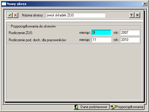 Zak�adamy nowy okres p�acowy